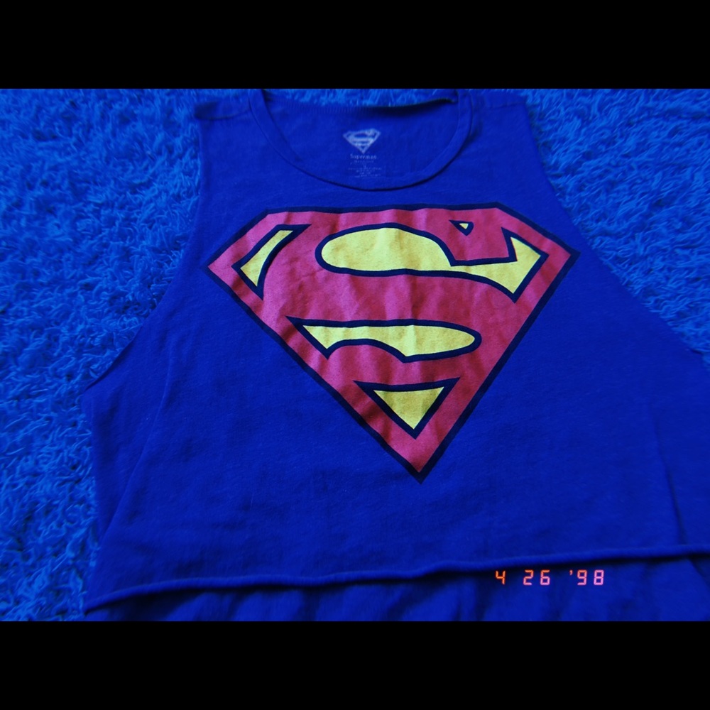 Women’s Cropped Supergirl Tank Top